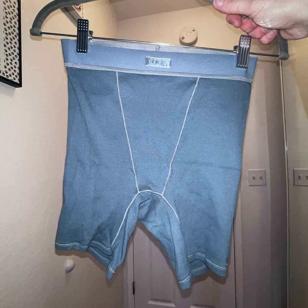 SKIMS Women's Grayish/Blue Athletic Shorts